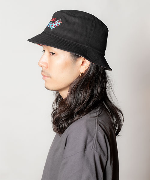 MULGA x CA4LA BUCKET HAT(ONESIZE NAVY): ハット｜帽子通販