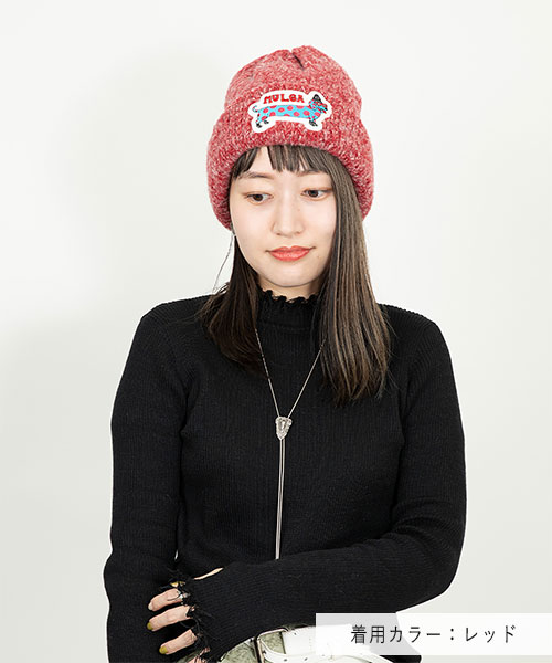MULGA x CA4LA KNIT CAP(ONESIZE RED): ニットキャップ｜帽子通販