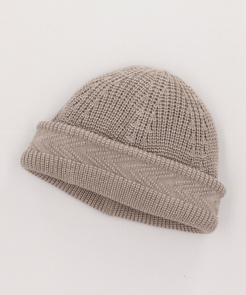 YASHIKI x CA4LA YAGASURI KNITCAP BEIGE ONESIZE