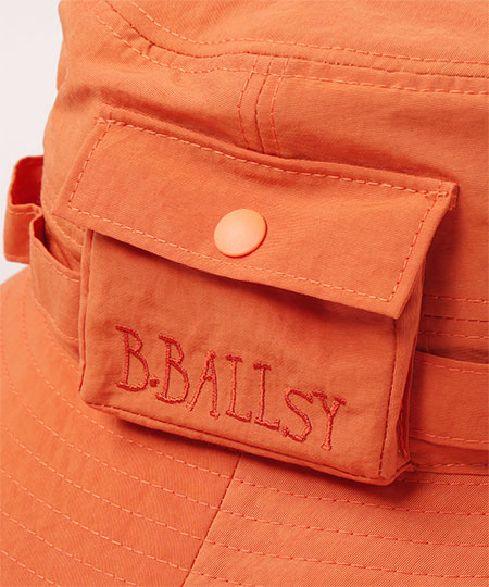 BALLSY.BROTHERS X CA4LA HAT BLACK ONESIZE