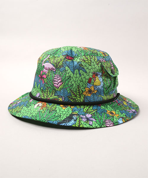 MULGA x CA4LA PATTERN HAT GREEN ONESIZE