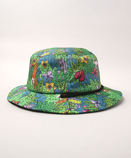 MULGA x CA4LA PATTERN HAT GREEN ONESIZE