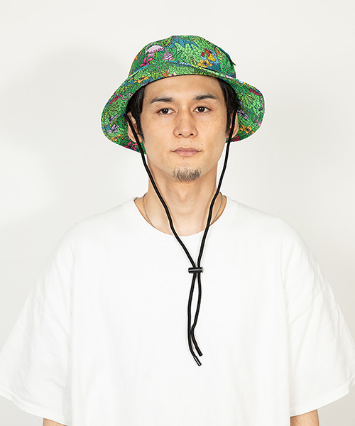 MULGA x CA4LA PATTERN HAT GREEN ONESIZE