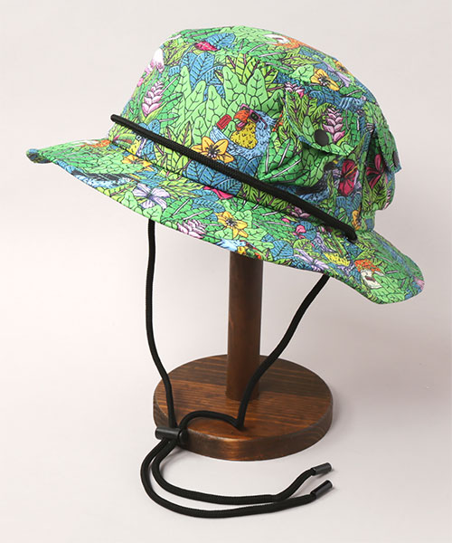 MULGA x CA4LA PATTERN HAT(ONESIZE GREEN): ハット｜帽子通販