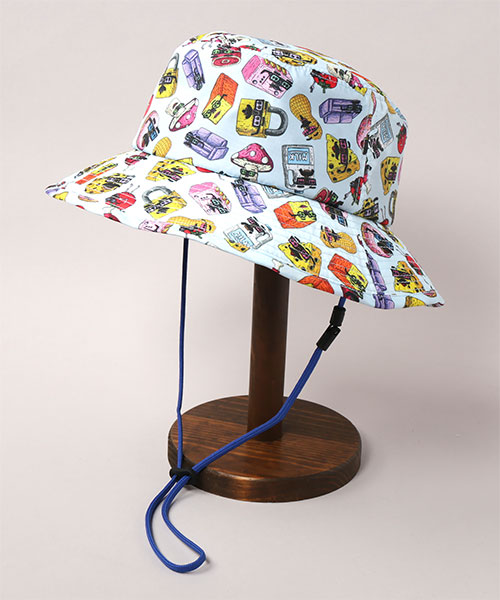 MULGA x CA4LA KIDS SAFARI HAT BLUE 52-54