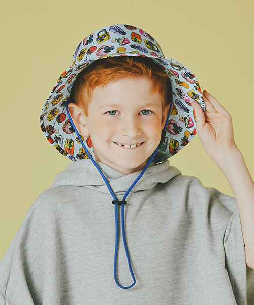 MULGA x CA4LA KIDS SAFARI HAT BLUE 52-54