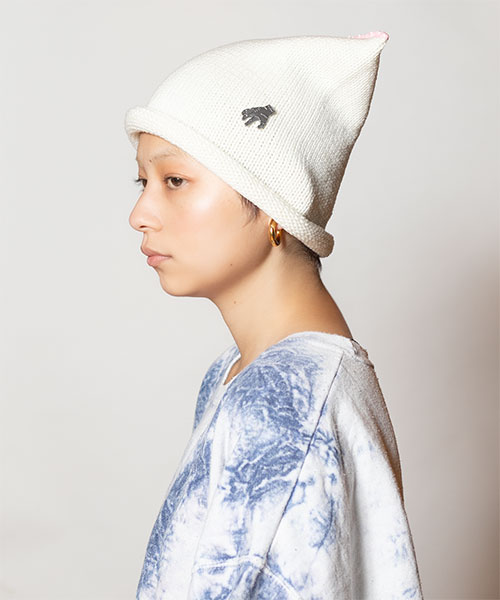 WEDNESDAY x CA4LA CAT KNIT(ONESIZE WHITE): ニットキャップ