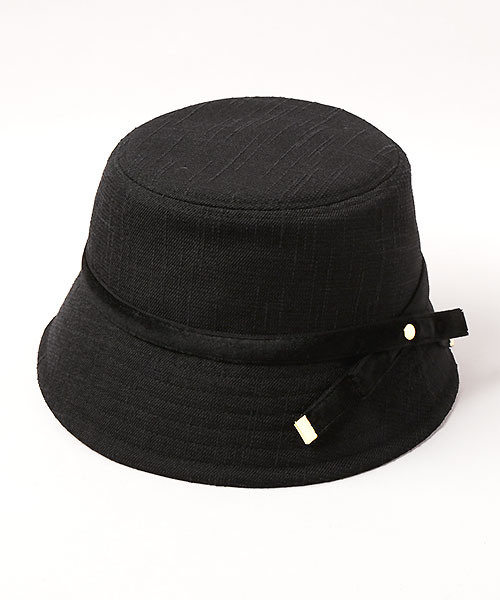 TWEED BUCKET HAT BLACK ONESIZE