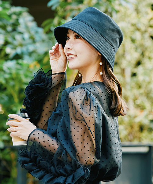 TWEED BUCKET HAT(ONESIZE BLACK): ハット｜帽子通販｜CA4LA（カシラ 