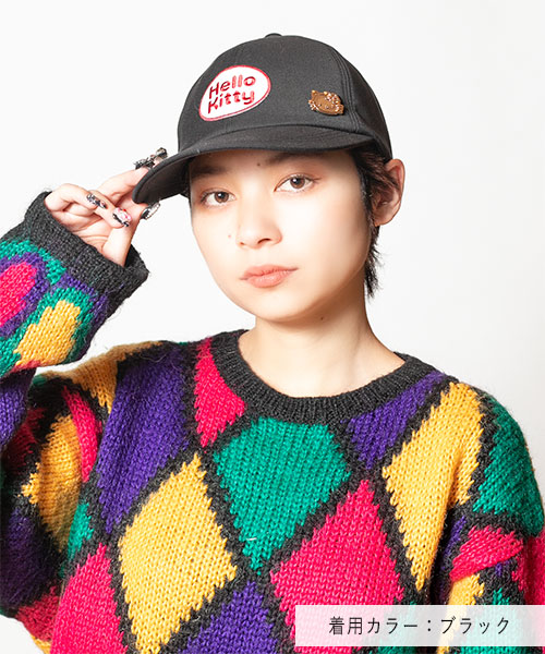 HELLO KITTY x CA4LA CAP(ONESIZE OFF WHITE): キャップ｜帽子通販 