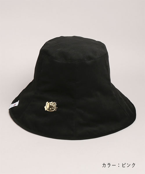 HELLO KITTY x CA4LA REVERSIBLE HAT BROWN ONESIZE