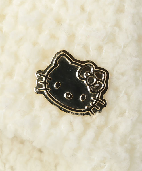 HELLO KITTY x CA4LA CATS EAR KNIT BLACK ONESIZE