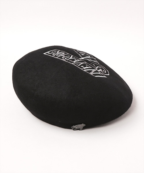 WEDNESDAY x CA4LA BERET BLACK ONESIZE