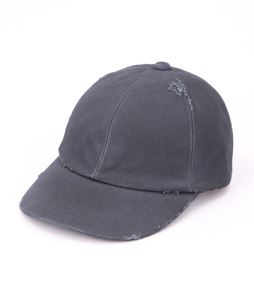 KAMIYA x CA4LA DAMAGE CAP BLACK ONESIZE
