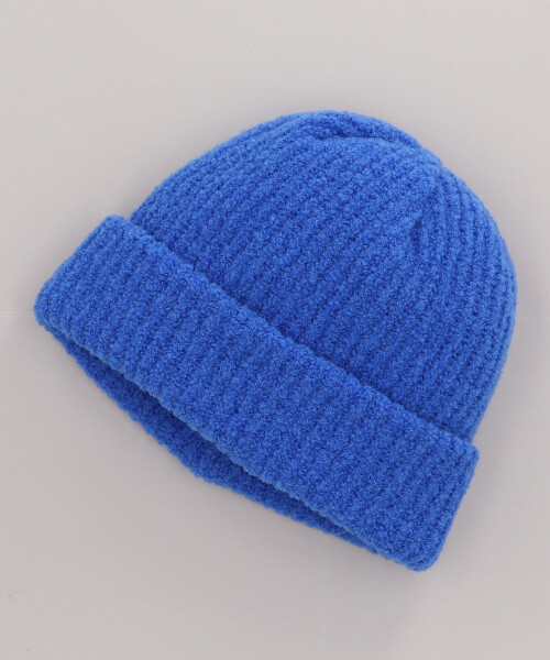 VICTIM x CA4LA BIG KNIT CAP BLUE ONESIZE