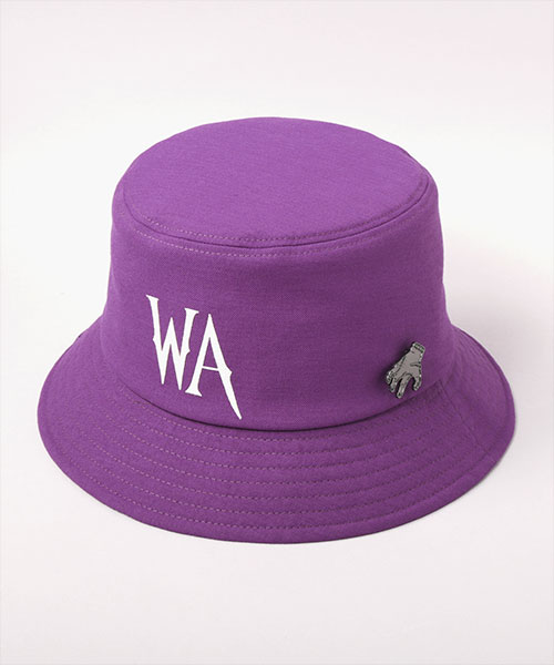 WEDNESDAY x CA4LA PATCH BUCKET HAT BLACK ONESIZE