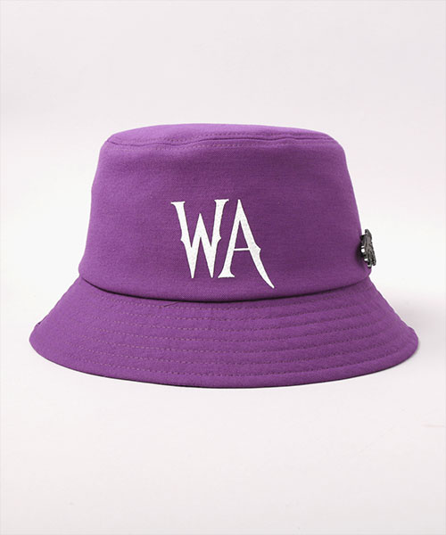 WEDNESDAY x CA4LA PATCH BUCKET HAT BLACK ONESIZE