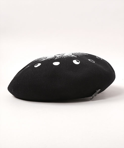 WEDNESDAY x CA4LA SS BERET BLACK ONESIZE
