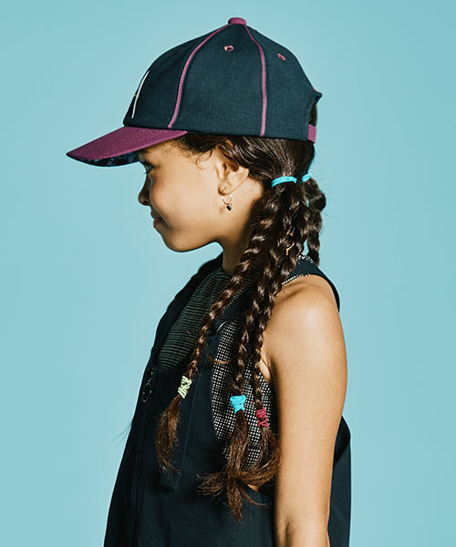 KIDS WEDNESDAY x CA4LA PATCH CAP BLACK 52-54