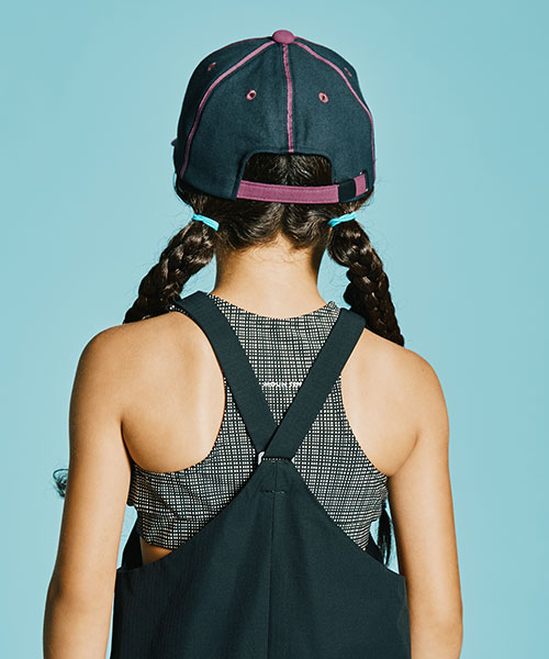 KIDS WEDNESDAY x CA4LA PATCH CAP BLACK 52-54