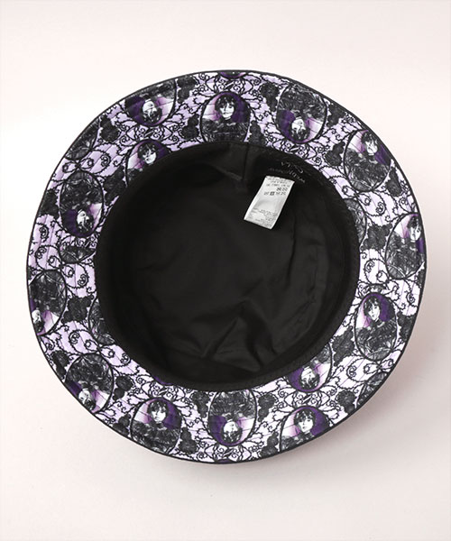 KIDS WEDNESDAY x CA4LA PATCH BUCKET HAT PURPLE 52-54