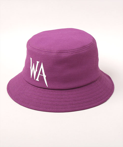 KIDS WEDNESDAY x CA4LA PATCH BUCKET HAT PURPLE 52-54