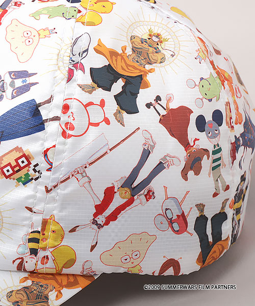 SUMMER WARS ｜ CA4LA PATTERN CAP WHITE ONESIZE