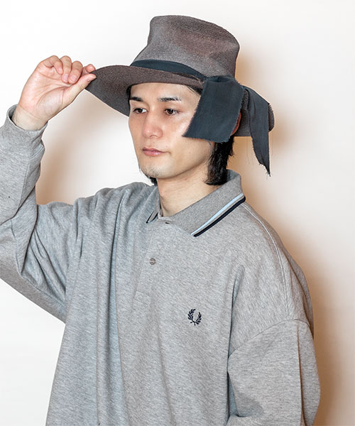 モデル頭囲：58cm 着用サイズ：ONESIZE