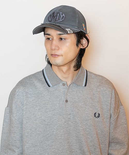 モデル頭囲：58cm 着用サイズ：ONESIZE