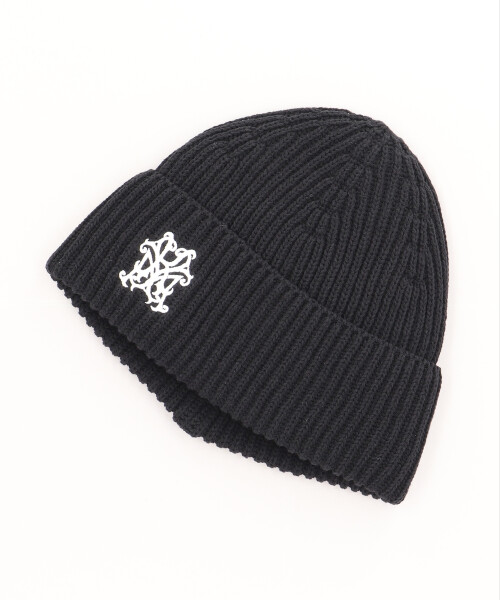 KAMIYA x CA4LA KMY BEANIE BLACK ONESIZE
