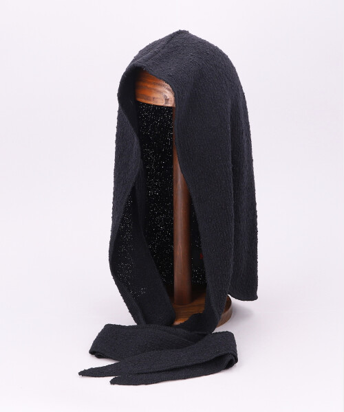 KAMIYA x CA4LA KNIT DO RAG BLACK ONESIZE