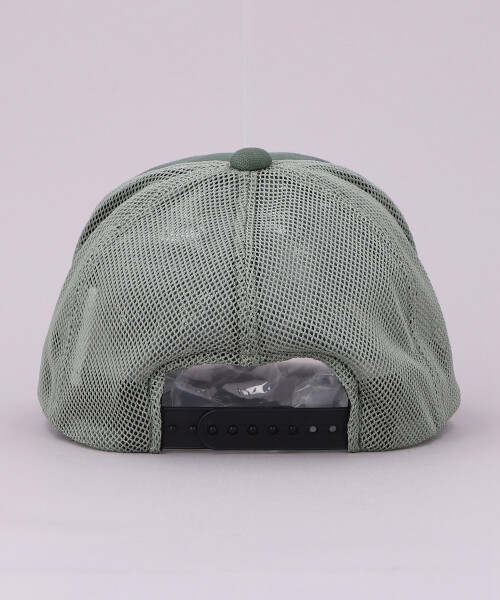 KAMIYA x CA4LA KMY DISTRESSED MESH CAP(ONESIZE KHAKI