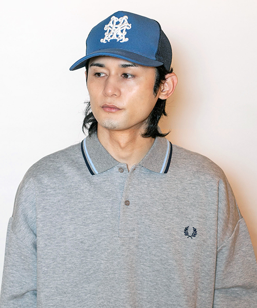 モデル頭囲：58cm 着用サイズ：ONESIZE