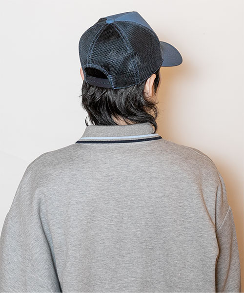モデル頭囲：58cm 着用サイズ：ONESIZE