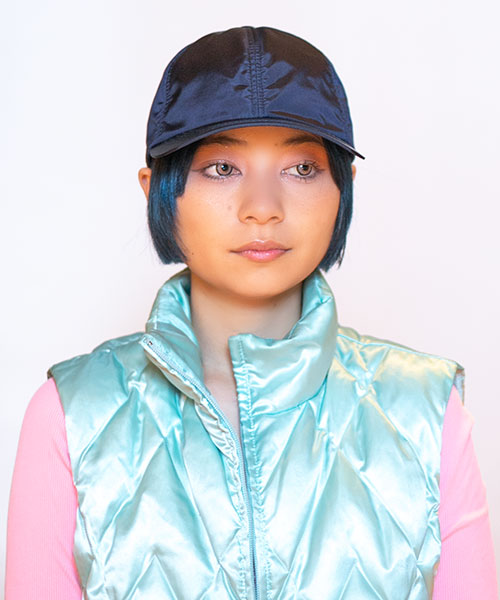 VICTIM x CA4LA LIMONTA BIG BB CAP(ONESIZE NAVY): キャップ