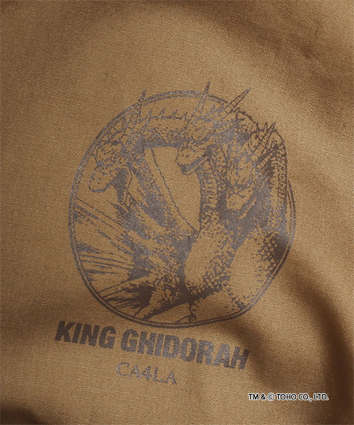 GODZILLA｜CA4LA BUCKET HAT BEIGE ONESIZE