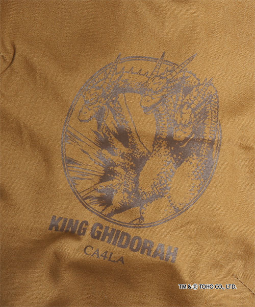 GODZILLA｜CA4LA CAP BEIGE ONESIZE