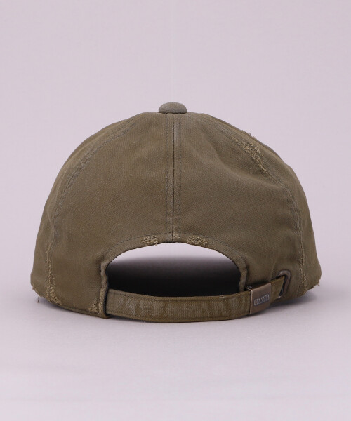 KAMIYA x CA4LA KMY DISTRESSED CAP KHAKI ONESIZE