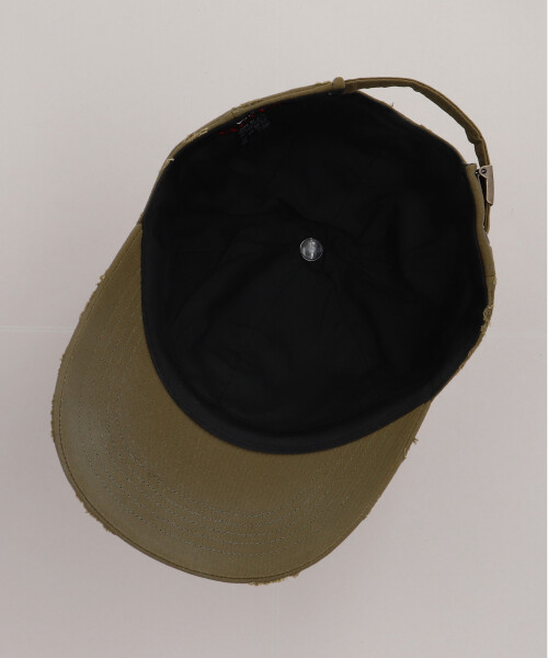 KAMIYA x CA4LA KMY DISTRESSED CAP KHAKI ONESIZE
