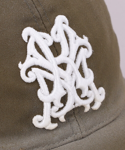KAMIYA x CA4LA KMY DISTRESSED CAP KHAKI ONESIZE