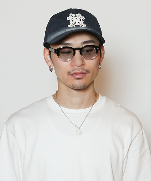 モデル頭囲：58.5cm 着用サイズ：ONESIZE