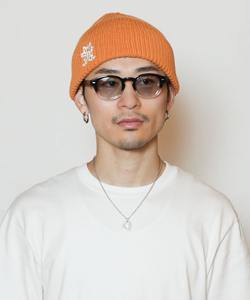 モデル頭囲：58.5cm 着用サイズ：ONESIZE
