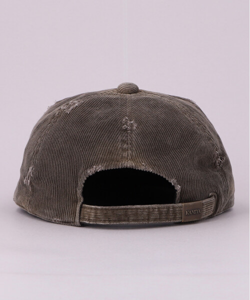 KAMIYA x CA4LA K-WING DISTRESSED CAP KHAKI ONESIZE