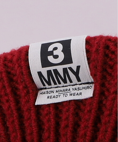 Maison MIHARA YASUHIRO x CA4LA EAR KNIT CAP RED ONESIZE