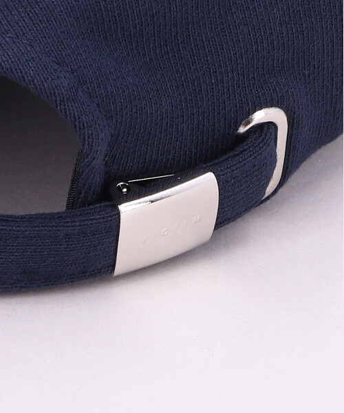 VICTIM x CA4LA VINTAGE EFFECT CAP NAVY ONESIZE