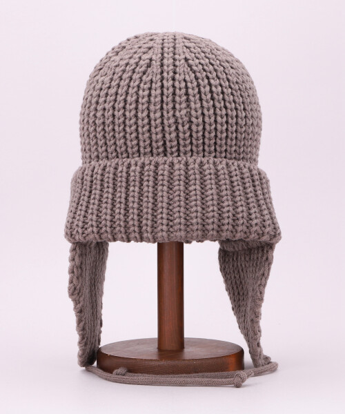 VICTIM x CA4LA EAR FLAP KNIT CAP BLACK ONESIZE