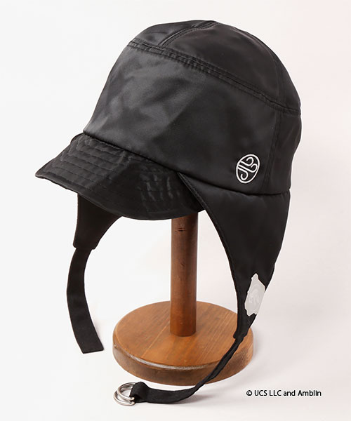 JURASSIC WORLD｜CA4LA FLIGHT CAP BLACK ONESIZE