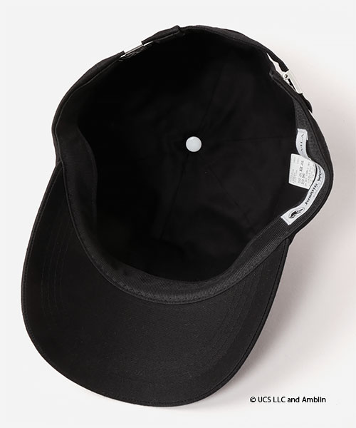JURASSIC WORLD｜CA4LA EMBLEM CAP BLACK ONESIZE