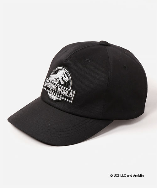 JURASSIC WORLD｜CA4LA EMBLEM CAP BLACK ONESIZE
