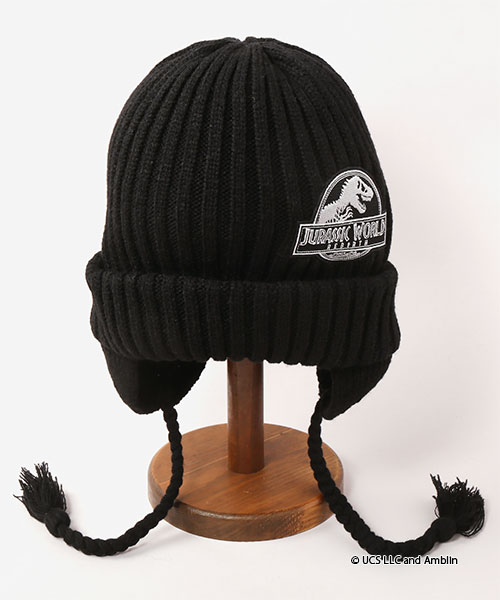 JURASSIC WORLD｜CA4LA KNIT CAP BLACK ONESIZE